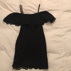 Black Off the Shoulder Dress